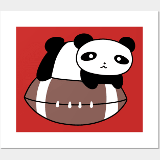 Little Panda and Football Posters and Art
